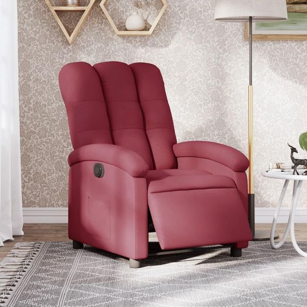 Best MöBel Poltrona Relax Elettrica In Tessuto Rosso Vino - Cloris Tv & Relax Poltrona New1239517 2Parcel-image