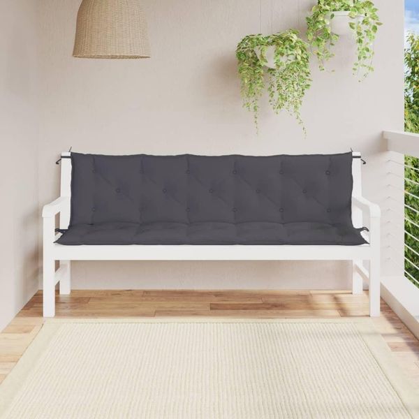 Eleganten-Stil Cuscini Per Panca Da Giardino 2 Pz. Antracite 180X50X7 Cm Tessuto Oxford - Cuscini Per Mobili Da Giardino Hommie7934910 1Pacco-image