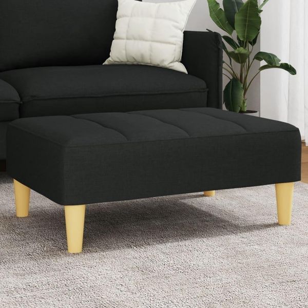 Bei Cloris Sgabello Nero 77X55X31 Cm Tessuto - Sgabello Nuovo3718777 1Pacco-image
