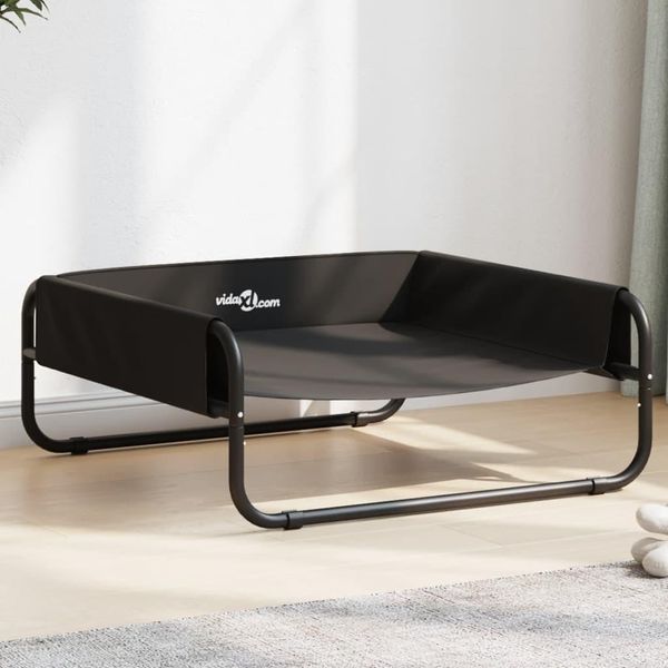 Letto Rialzato Per Cani Design New Antracite Oxford Tessuto E Acciaio - Letti Per Cani Mobili2025 CHY2325773 1Pacco-image