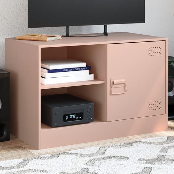 Maison Exclusive - Mobile Tv Rosa 67X39X44 Cm Acciaio-image
