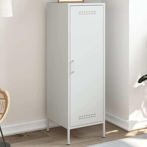 Stabli MöBel Vetrinetta Credenza Bianco 36X39X113 Cm Acciaio - Cassettiere CC3294433 1Pacco-image