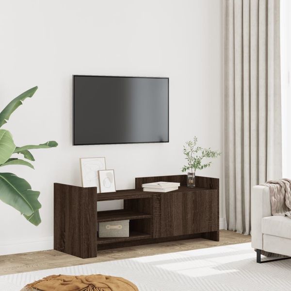 Best MöBel Mobile Tv Marrone Effetto Rovere 100X35X40 Cm Materiale Legno - Mobili Tv Cloris New8612167 1Pacco-image