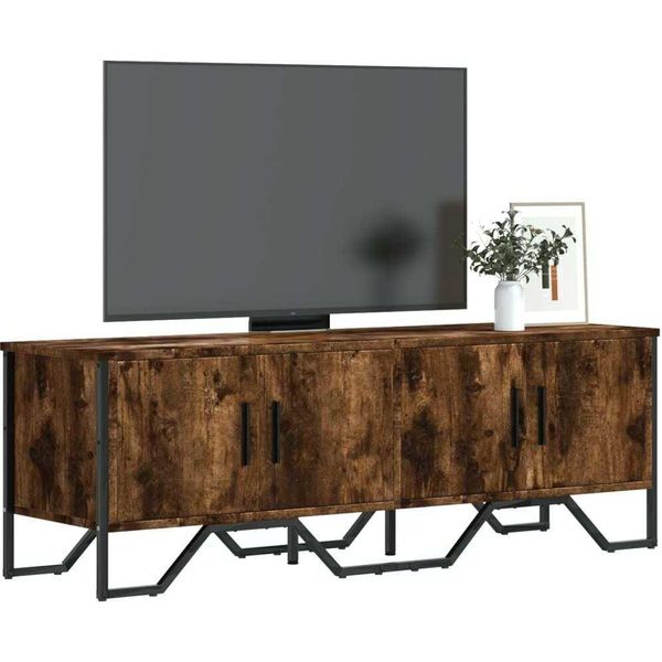 Best MöBel Mobile Tv Rovere Fumé 122X34X41 Cm Materiale Legno - Mobili Tv CL9671194 1Pacco-image