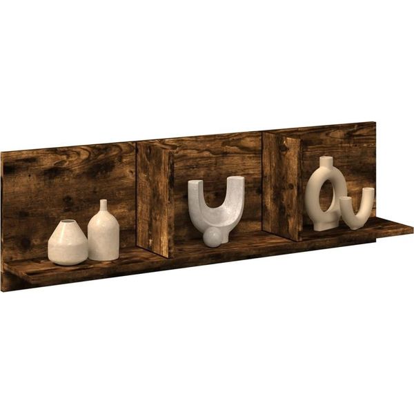 Maison Exclusive - Armadio A Muro 100X16,5X30 Cm Legno Di Rovere Affumicato-image