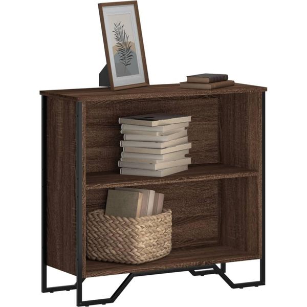 Maison Exclusive - Libreria Effetto Rovere Marrone 80X31X74,5 Cm Materiale Ligneo-image