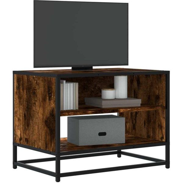 Best MöBel Mobile Tv Rovere Fumé 61X40X46 Cm Materiale A Base Di Legno E Metallo - Mobili Tv CL2789244 1Parte-image