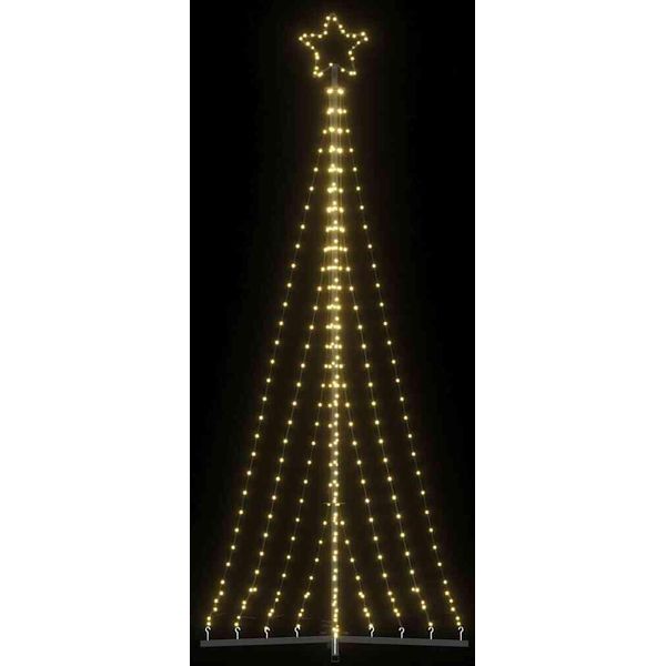 Maison Exclusive - Albero Di Natale Led 447 Led Bianco Caldo 250 Cm-image