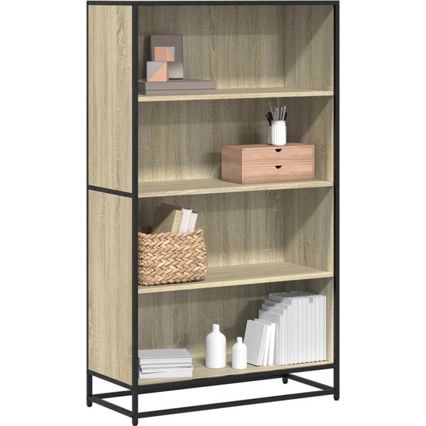 Maison Exclusive - Libreria Rovere Sonoma 80,5X35X139 Cm In Truciolato-image