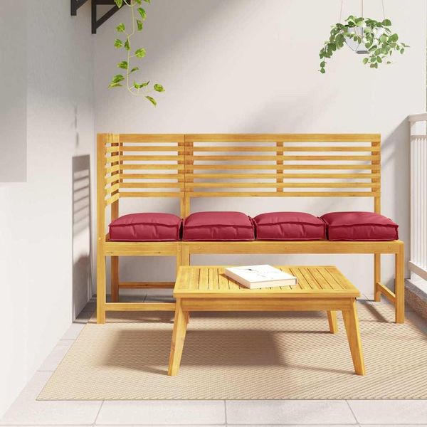 2025 Cuscini Moderni In Pallet Per Seduta Adatta 4 Pezzi Rosso Vino 40 X 40 X 8 Cm - Cuscini Per Mobili Da Giardino, Design 4149011 1Pacco-image