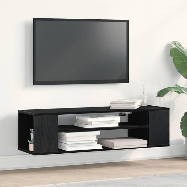 Mobile Tv Bei Cloris Nero 100 X 30 X 26,5 Cm Materiale A Base Di Legno - Mobili Tv Nuovo9393156 1Pacco-image
