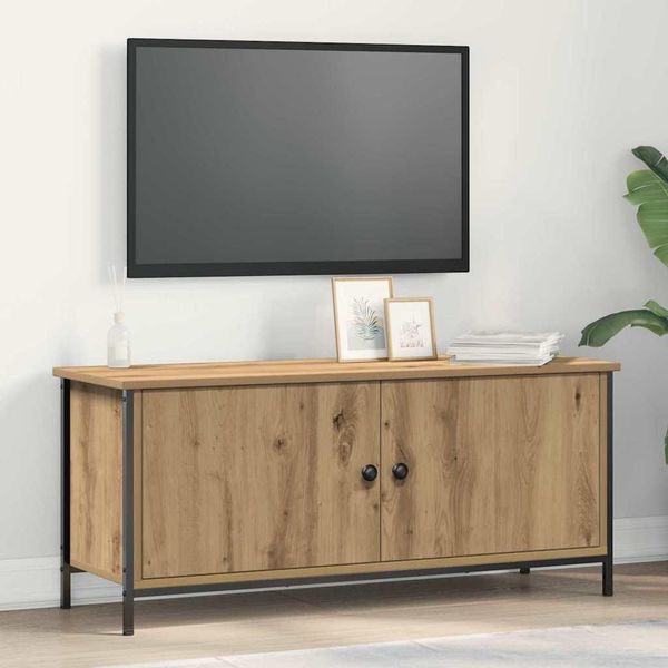 Best MöBel Mobile Tv Artisan Rovere 100 X 35 X 45 Cm Materiale Legno - Mobili Tv Cloris New7602038 1Pacco-image