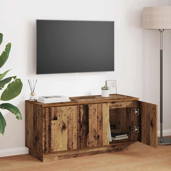 Maison Exclusive - Mobile Tv In Legno Antico 100 X 38 X 49 Cm Materiale Ligneo-image