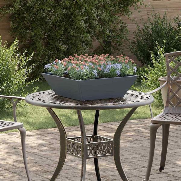 Maison Exclusive - Vaso Da Giardino Antracite 50 X 50 X 15 Cm-image