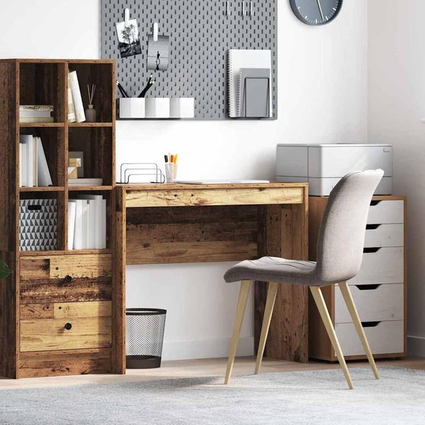 Best MöBel BüRomöBel - Scrivania Altro Legno Di Recupero 90 X 40 X 76 Cm Materiale A Base Di Legno - Scrivanie Cloris New1373781 1Pacco-image