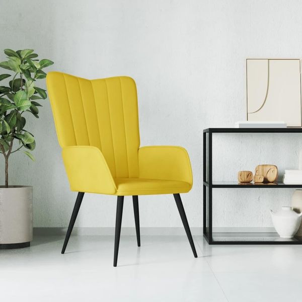 2025 Poltrona Reclinabile Moderna In Velluto Giallo Senape - Tv & Poltrona Reclinabile,Design 8267420 1Pacco-image