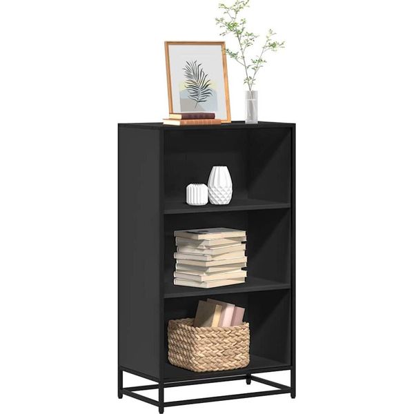 Stabli MöBel Scaffale Nero 60X35X107,5 Cm Materiale A Base Di Legno - Scaffali CC5426468 1Pacco-image
