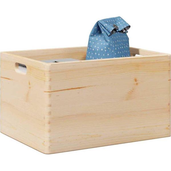 2025 Cloris Cassetta In Legno Con Manici 40X30X23 Cm In Legno Di Pino Massiccio - Cassette Da Giardino Vendita8944337 1Pacco-image