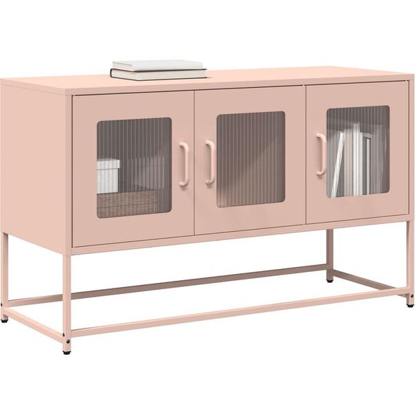 Best MöBel Mobile Tv Rosa 100,5X39X60,5 Cm Acciaio Laminato A Freddo - Mobili Tv Cloris New2779522 1Pacco-image
