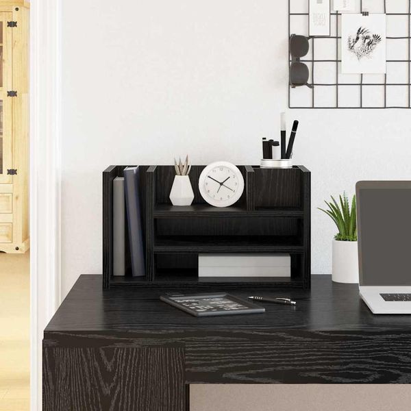 Maison Exclusive - Organizer Da Scrivania In Legno Riciclato 44,5 X 24 X 25 Cm Materiale Ligneo-image