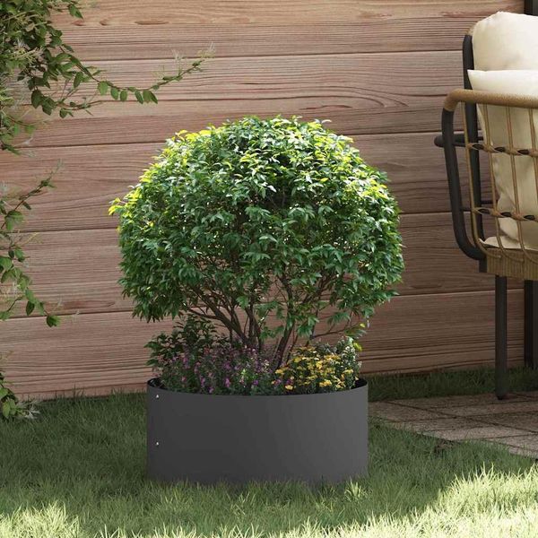 2025 Cloris Vaso Da Giardino Nero 40 X 40 X 20 Cm Acciaio - Aiuole Vendita3732506 1Pacco-image