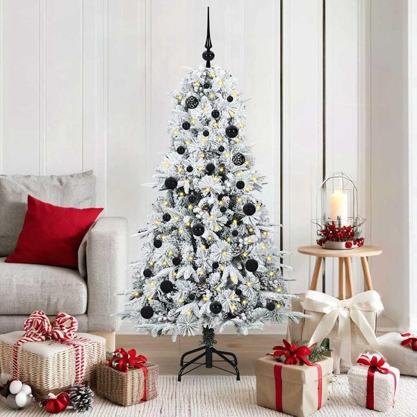 2025 Cloris Albero Di Natale Artificiale Pieghevole Verde 150 Cm Pe E Pvc - Alberi Di Natale Artificiali Vendita4696424 2Pacchi-image