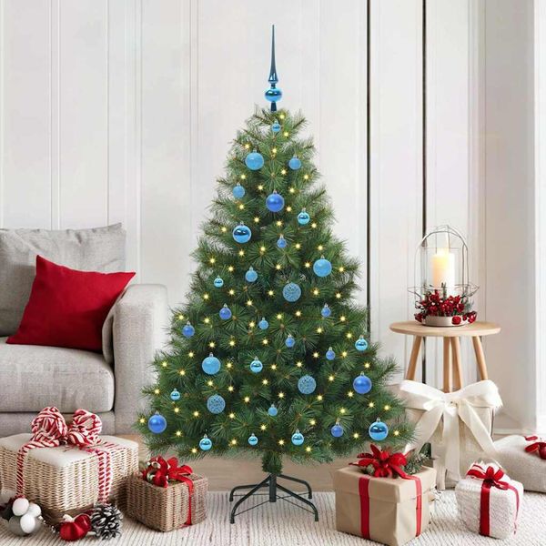 2025 Cloris Albero Di Natale Artificiale Con 150 Led Verde 150 Cm Pe E Pvc - Alberi Di Natale Artificiali Vendita6223029 2Pacchi-image