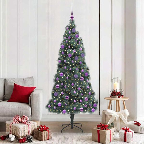 Best MöBel Albero Di Natale Artificiale Preilluminato Con Set Di Palline 180 Cm - Alberi Di Natale Artificiali CL8253245 2Parcel-image