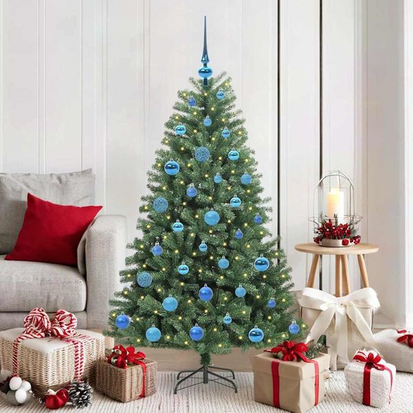 Albero Di Natale Artificiale Pieghevole Verde 150 Cm - Alberi Di Natale Artificiali 2025 Nuovo3880607 2Parcel-image