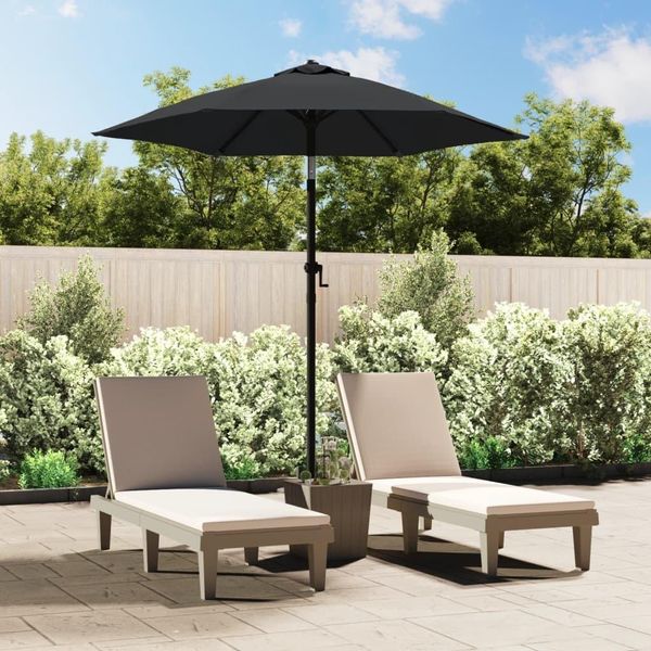 Ombrellone Durevole Antracite 200 X 224 Cm Alluminio - Ombrelloni Octo6623872 1Pacco-image