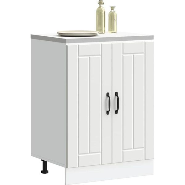 Syfax™ Mobile Base Lavello Lucca Bianco In Legno Multistrato-image