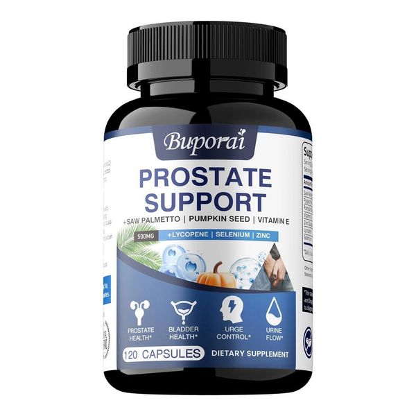 Prostate Support (120 Capsule) Tratto Urinario, Vescica, Salute Del Tratto Urinario, Sistema Urinario, Frequenza Della Minzione-image