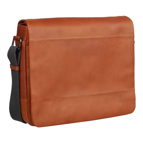 Leonhard Heyden Pelle Borsa A Tracolla Laptop Bag Con Scomparto Per Laptop Hamburg Shoulder Bag Cognac Marrone-image