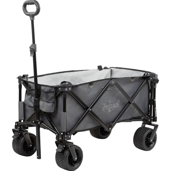 Carrello Pieghevole Zelsius, Grigio, Carrello Da Trasporto, Carrello Pieghevole, Carrello A Mano, Carrello Pieghevole, Carrello A Mano, Carrello Pieghevole-image