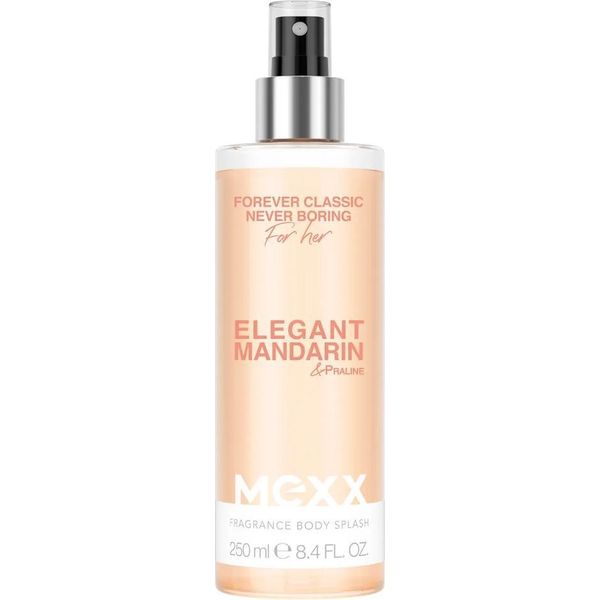 Mexx Forever Classic Never Boring Elegant Mandarin & Pralin Perfumed Body Mist, 250 Ml-image