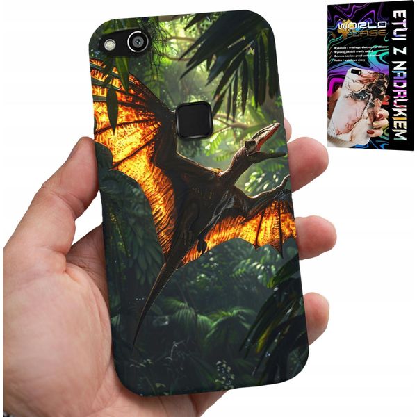 Custodia Per Huawei P9 Lite 2016 - Dino Dinosauro Pterodattilo Retro Custodia-image