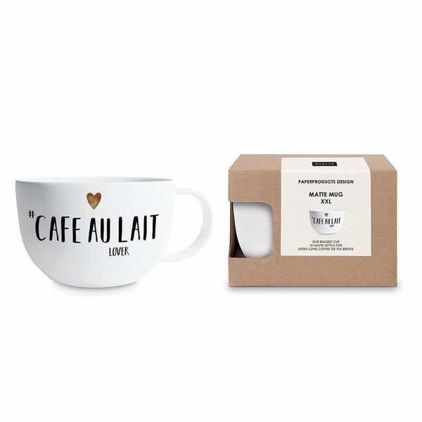 Ppd Café Au Lait Lover Matte Mug Xxl, Tasse, Kaffeetasse, Becher, New Bone China, 550 Ml, 162702128-image