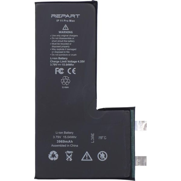 Batteria Sostitutiva Tradebit Compatibile Con Apple Iphone 11 Pro Max - Li-Ion - 3969 Mah - Senza Cavo Flessibile (Bms)-image