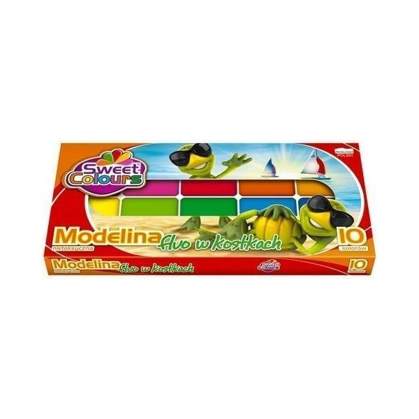 Argilla Da Modellare In 10 Colori Fluo-image