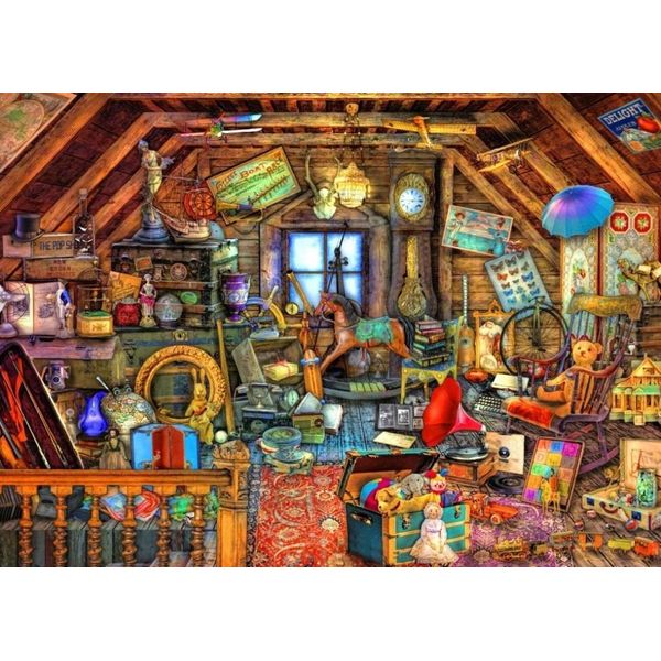 Puzzle Bluebird Puzzle A Oggetti Nascosti In Soffitta - 1500 Teile Puzzle-image