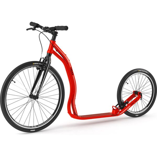 Yedoo Trexx Sport Alloy Scooter - Per Adulti E Ragazzi, Fino A 130 Kg, Con Pneumatici 26/20 E Manubrio Regolabile Rosso-image