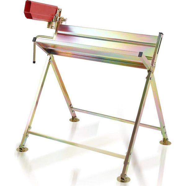 Cavallo Da Sega Jopassy Con Supporto Per Motosega, Protezione Per Catena, Asta Di Misura, Fino A 150 Kg, Telaio Pieghevole Per Sega, Metallo, Oro, 1 Pezzo-image