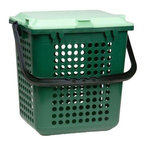 Contenitore Airbox Biomat Gft Con Fori Per L'aria - 26 X 19,8 X 25,6 Cm - 7 Litri-image