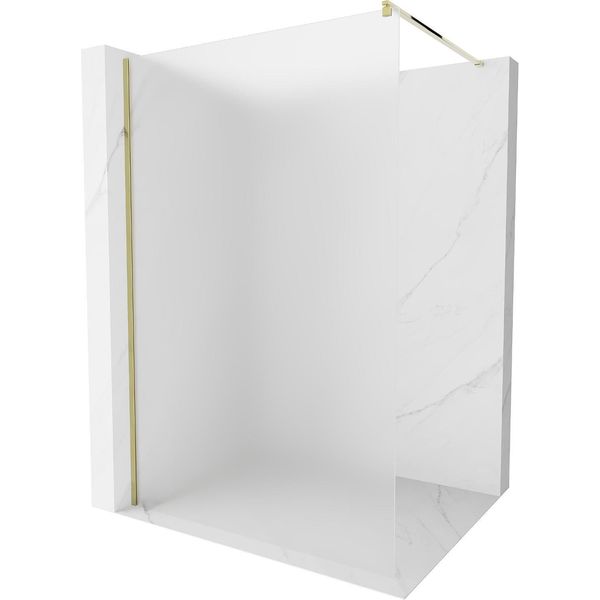 Mexen Kioto Parete Doccia Walk-In 80 X 200 Cm, Brina 8 Mm, Oro - 800-080-101-50-30-image