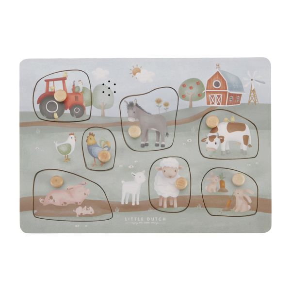 Little Dutch Little Dutch - Puzzle Sonoro- Piccola Fattoria-image
