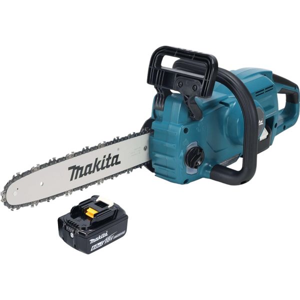 Makita Duc 357 GX3 Motosega A Batteria 18 V 35 Cm Brushless + 1X Batteria 6,0 Ah - Senza Caricabatterie-image