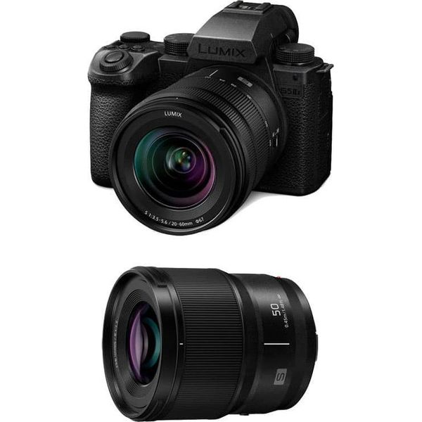 Panasonic Lumix S5IIX + S 20-60MM F3.5-5.6 + 50Mm F1.8 Milc 24,2 Mp Cmos 12000 X 8000 Pixel Nero-image