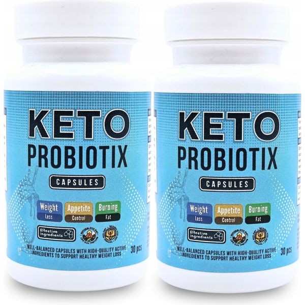Keto Probiotix Caps - Integratore Alimentare 30Pcs-image