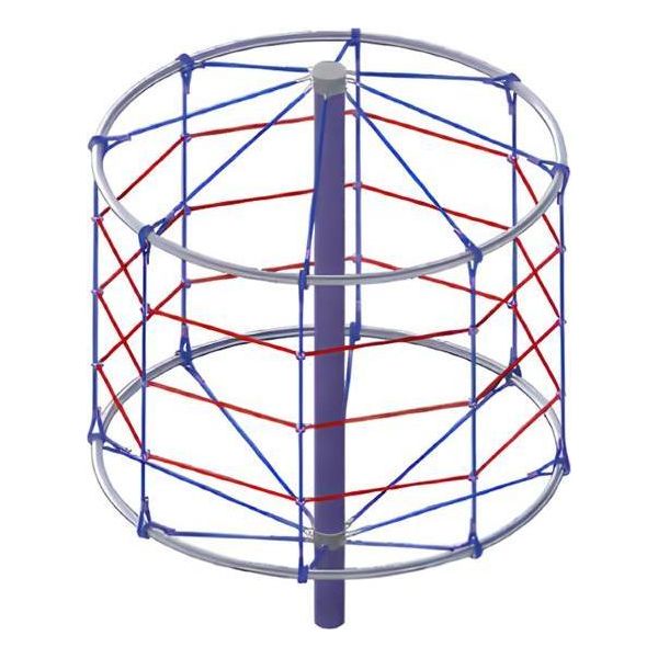 Attrezzatura Per L'arrampicata Su Corda Attrezzatura Per L'arrampicata Su Corda Funivia Avventura Attrezzatura Per L'arrampicata Su Corda Sospesa Equilibrio-image