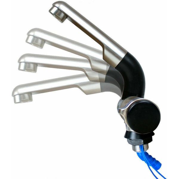 Rubinetto Automatico Da Campeggio Rubinetto Acqua 12V Barwig Cromo-Nero Rotante Camper-image